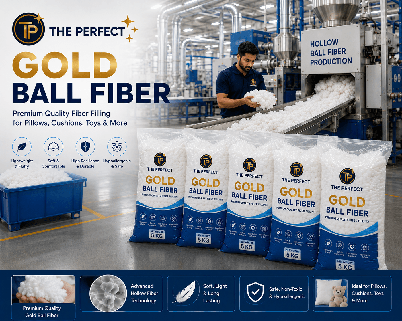 Gold Ballfiber (5kg Bag) — image 3