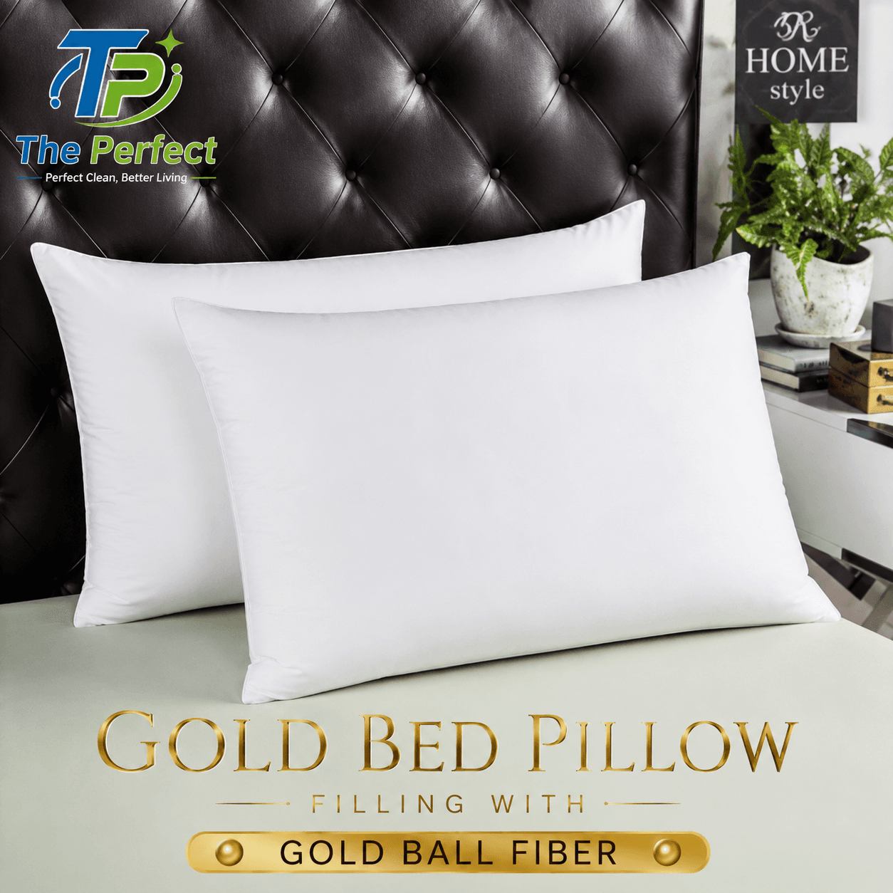 Gold Bed Pillow