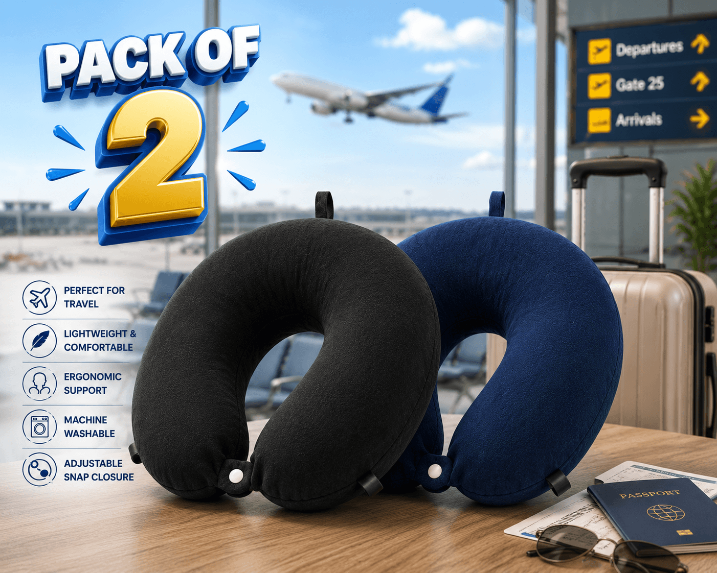 Perfect Neck Pillow (Pack of 2) — image 2